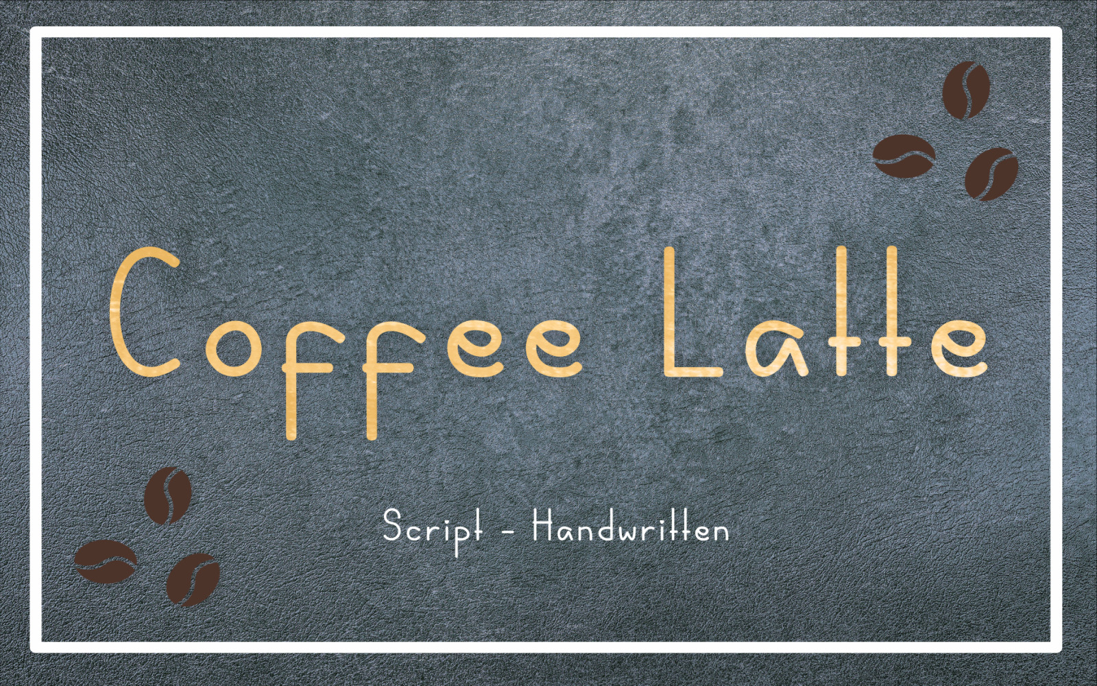 Coffee Latte Font 102380 TemplateMonster